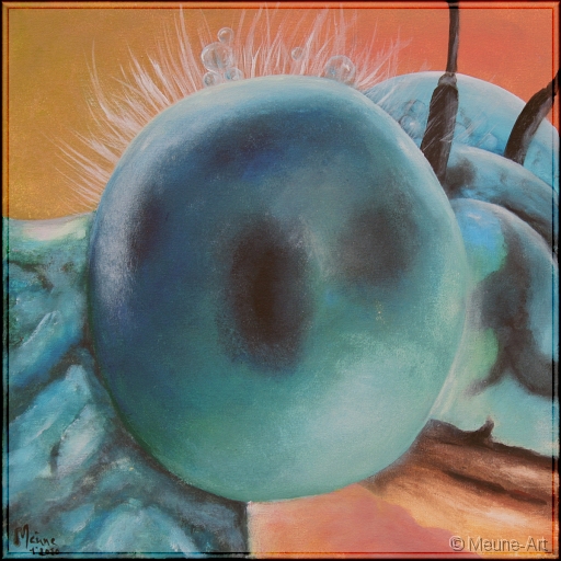 Augenblick einer Binsenjungfer Acryl auf Leinwand;
30 x 30 cm